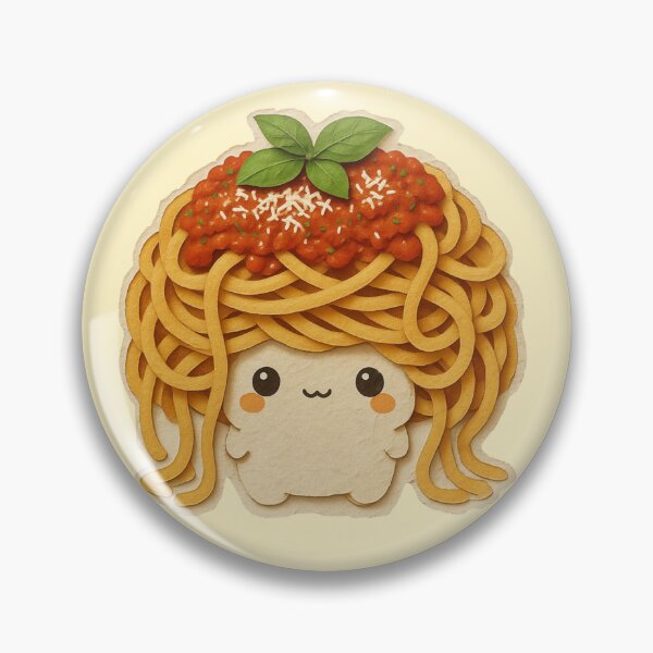 Item preview, Cute Spaghetti Mushroom | Kawaii Pasta Mushroom Character | Scrapbook Funny Food Art designed and sold by Eathusiast.