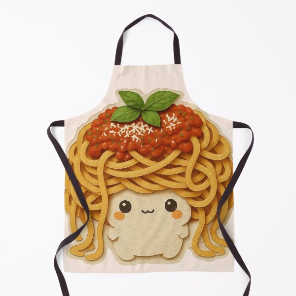 Item preview, Cute Spaghetti Mushroom | Kawaii Pasta Mushroom Character | Scrapbook Funny Food Art designed and sold by Eathusiast.