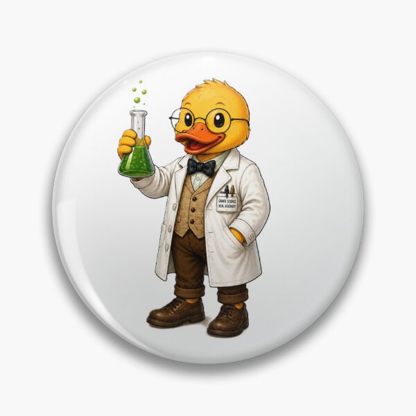 Item preview, Scientist Duck designed and sold by Thor-stone.