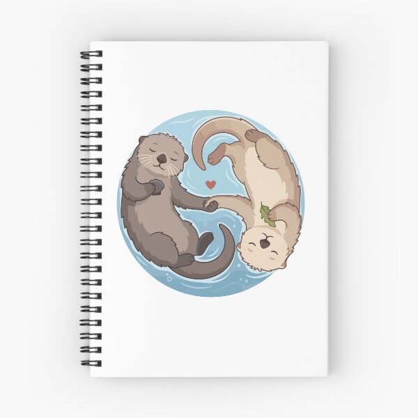 Item preview, Cute Sea Otters Holding Hands Yin Yang Circle designed and sold by Arc2020.