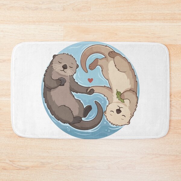 Item preview, Cute Sea Otters Holding Hands Yin Yang Circle designed and sold by Arc2020.
