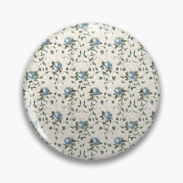 Item preview, Vintage Blue Floral Pattern designed and sold by LouieVanille.