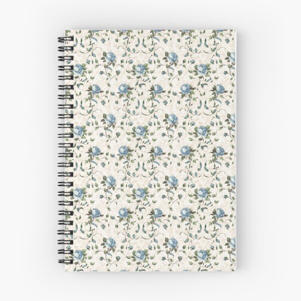 Item preview, Vintage Blue Floral Pattern designed and sold by LouieVanille.