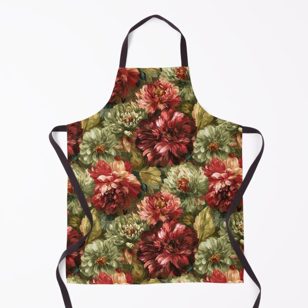 Item preview, Bold Dahlias Print - Botanical Garden Pattern - Valentine Gifts For Boyfriend designed and sold by RoyalStarsPatts.