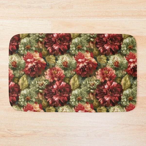 Item preview, Bold Dahlias Print  - Botanical Garden Pattern  - Valentine Gifts For Boyfriend designed and sold by RoyalStarsPatts.