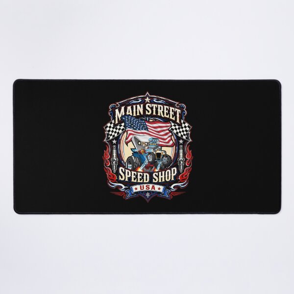 Item preview, Patriotic Main Street Speed Shop USA Hotrod T-Bucket Roadster Design designed and sold by hobrath.
