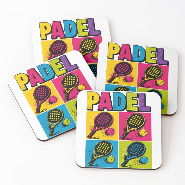 Item preview, Funny Padel Pop Art designed and sold by PadelAtlas.