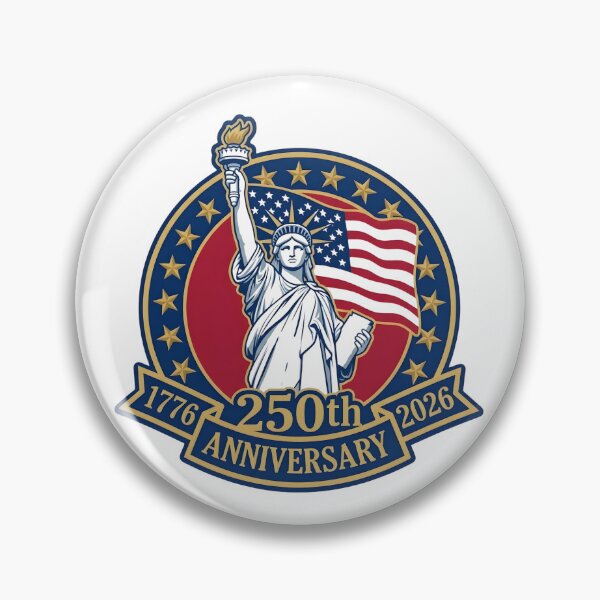 Item preview, United States Semiquincentennial 250th Anniversary Commemorative Emblem (1776–2026) designed and sold by CharlieDesings.