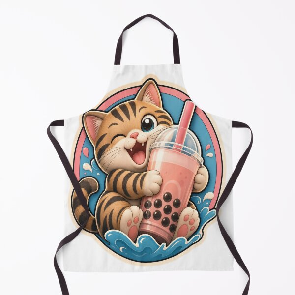 Item preview, Boba Cat Sticker designed and sold by mo-carnival.