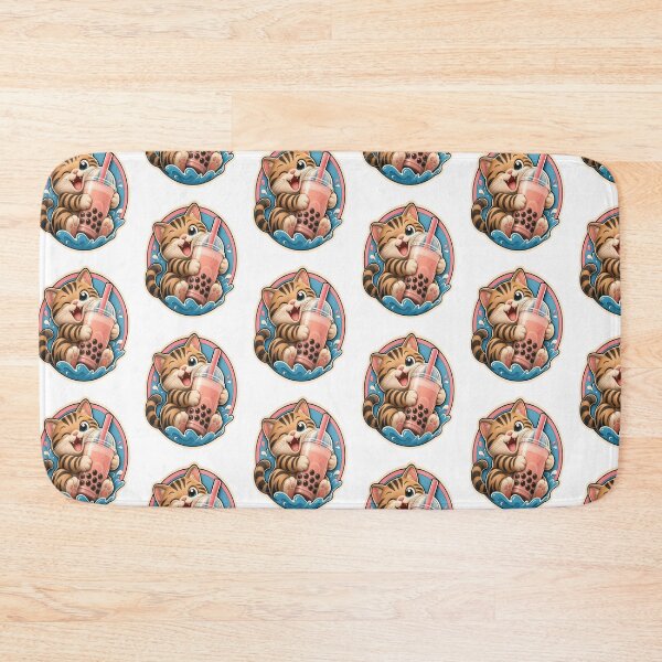 Item preview, Boba Cat Sticker  designed and sold by mo-carnival.