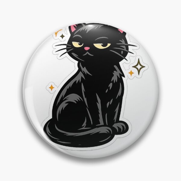 Item preview, Witchy Black Cat Tarot Sticker designed and sold by RedRubyBubble.