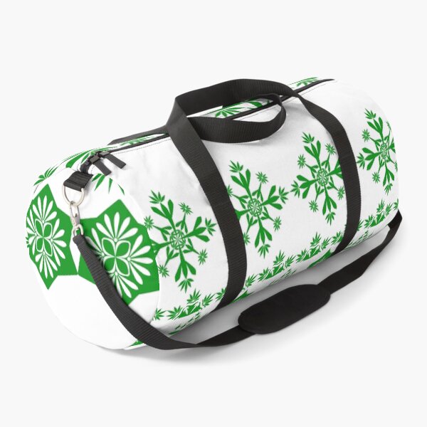 Item preview, Modern Traditional Green Floral Border Pattern with Decorative Geometric Ornament designed and sold by Ei-Ei.