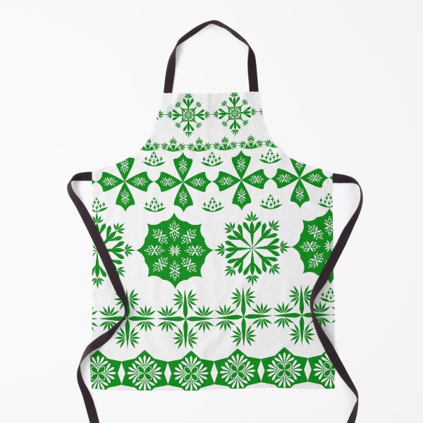 Item preview, Modern Traditional Green Floral Border Pattern with Decorative Geometric Ornament designed and sold by Ei-Ei.