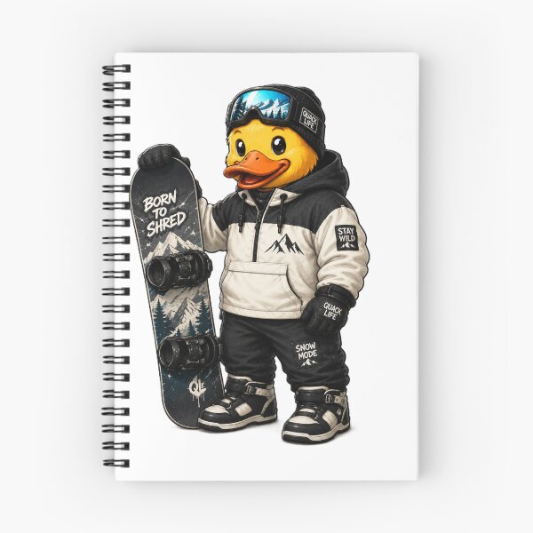 Item preview, Snowboarder Duck designed and sold by Thor-stone.