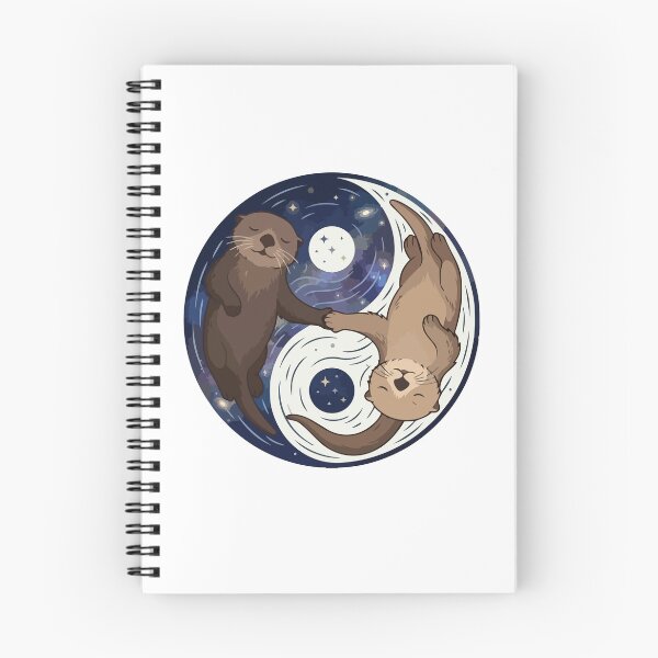 Item preview, Celestial Sea Otters Starry Night Yin Yang Water designed and sold by Arc2020.