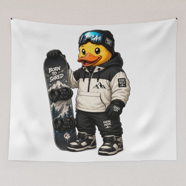 Item preview, Pato practicante de snowboard designed and sold by Thor-stone.