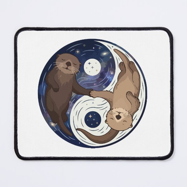 Item preview, Celestial Sea Otters Starry Night Yin Yang Water designed and sold by Arc2020.
