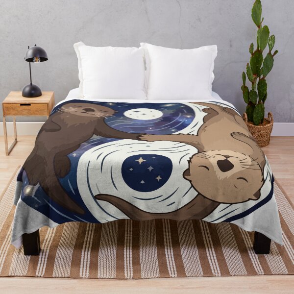 Item preview, Celestial Sea Otters Starry Night Yin Yang Water designed and sold by Arc2020.
