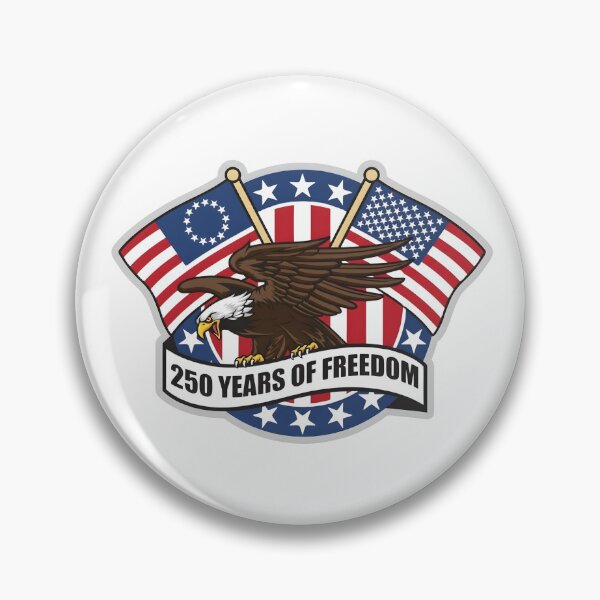 Item preview, United States Semiquincentennial "250 Years of Freedom" Commemorative Emblem designed and sold by CharlieDesings.