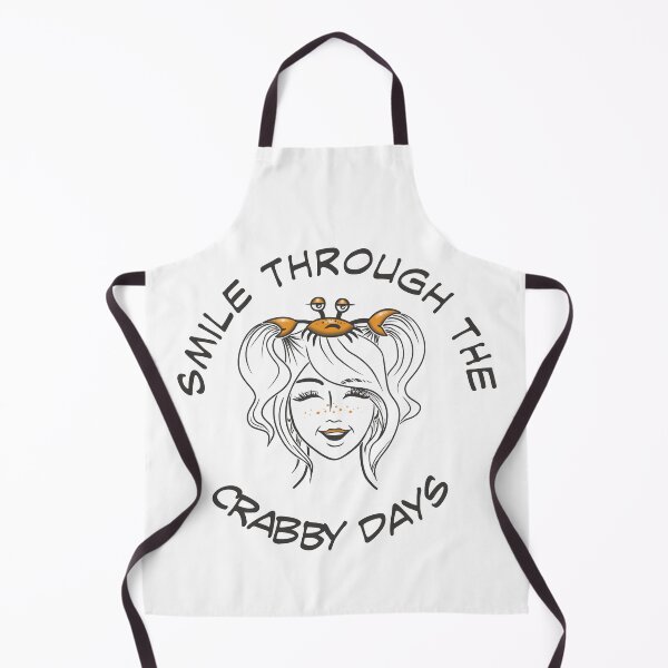 Item preview, Smile Through the Crabby Days | Cute Crab Girl Illustration Gift designed and sold by Samaya-.