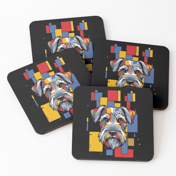 Item preview, Funny Cesky Terrier Colorful Blocks Geometric Art Mom Dad Kids designed and sold by FurryHavenPH.