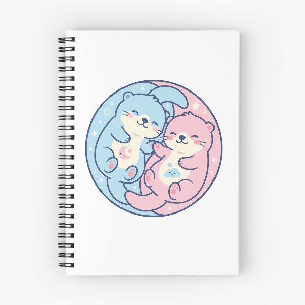 Item preview, Kawaii Pastel Sea Otters Holding Hands Dreamcore designed and sold by Arc2020.