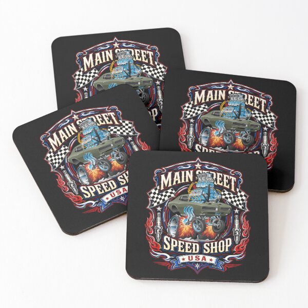 Item preview, Main Street Speed Shop USA Hotrod Classic Muscle Car Design designed and sold by hobrath.