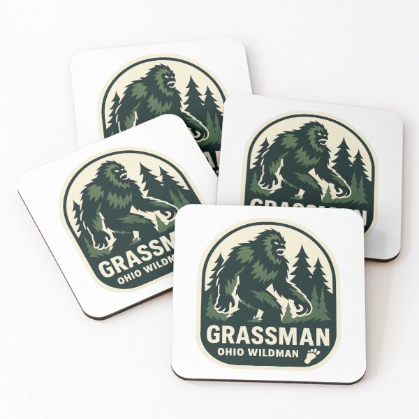 Item preview, Ohio Grassman Cryptid – Bigfoot Folklore Art designed and sold by Retro Kingdom Boutique.