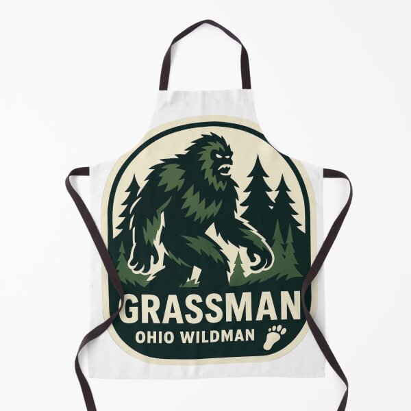 Item preview, Ohio Grassman Cryptid – Bigfoot Folklore Art designed and sold by Retro Kingdom Boutique.