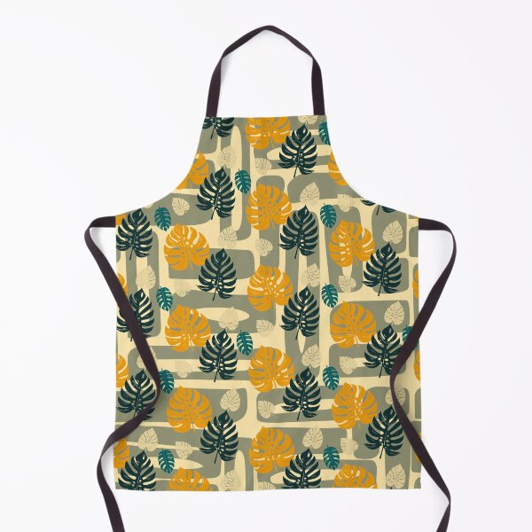 Item preview,  Tropical Monstera Leaf and forms in beige - Seamless Pattern designed and sold by StefanStudioArt.