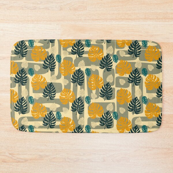 Item preview,  Tropical Monstera Leaf and forms in beige - Seamless Pattern designed and sold by StefanStudioArt.