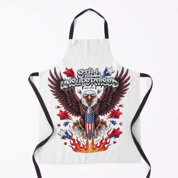 Item preview, Still Unsupervised Gangster Eagle Gold Chain Rocket Tee v3 designed and sold by DarylWelsh2024.