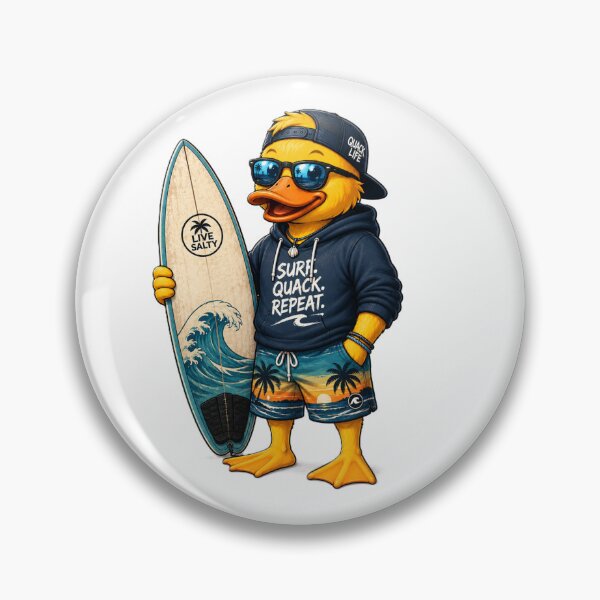 Item preview, Surfer Duck designed and sold by Thor-stone.