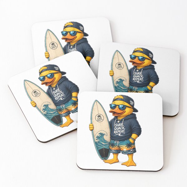 Item preview, Surfer Duck designed and sold by Thor-stone.