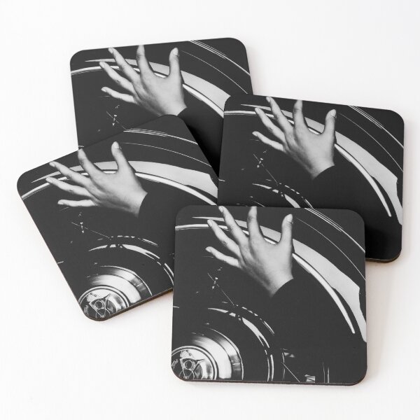 Item preview, Vintage roaring twenties hand on wheel automobile black and white photographic art print by Alfred Stieglitz designed and sold by Astrid Arkhangelsky.