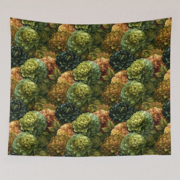 Item preview, Vibrant Dahlias Texture  - Flower Bouquet Pattern  - Valentine Gifts For Husband designed and sold by RoyalStarsPatts.