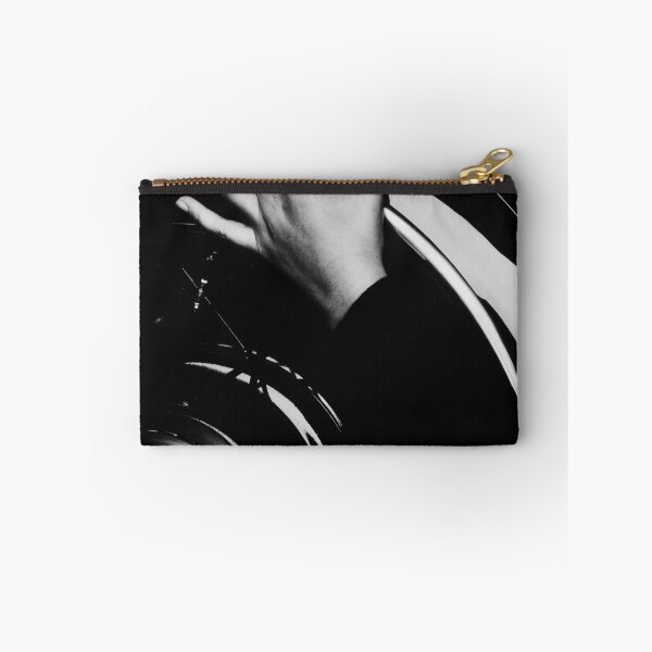 Item preview, Vintage roaring twenties hand on wheel automobile black and white photographic art print by Alfred Stieglitz designed and sold by Astrid Arkhangelsky.
