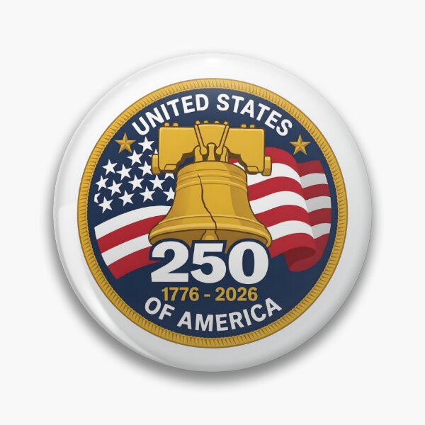 Item preview, United States Semiquincentennial 250th Anniversary Liberty Bell Commemorative Emblem designed and sold by CharlieDesings.