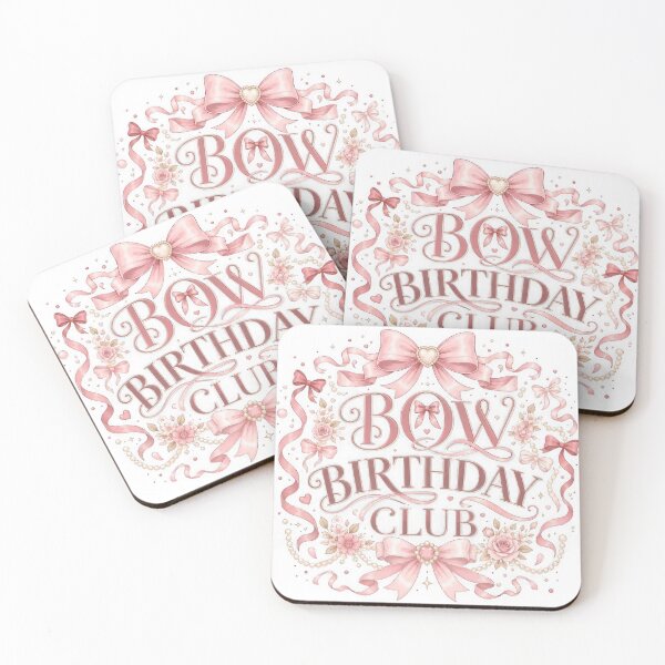 Item preview, Bow Birthday Club Coquette Birthday Shirt Pink Ribbon Aesthetic Feminine Party Gift designed and sold by Zabolotna_Art.