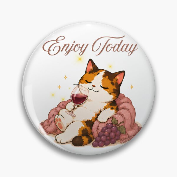 Item preview, Cozy Cute Calico Cat Wine- Enjoy today designed and sold by Lunexa-Lab.