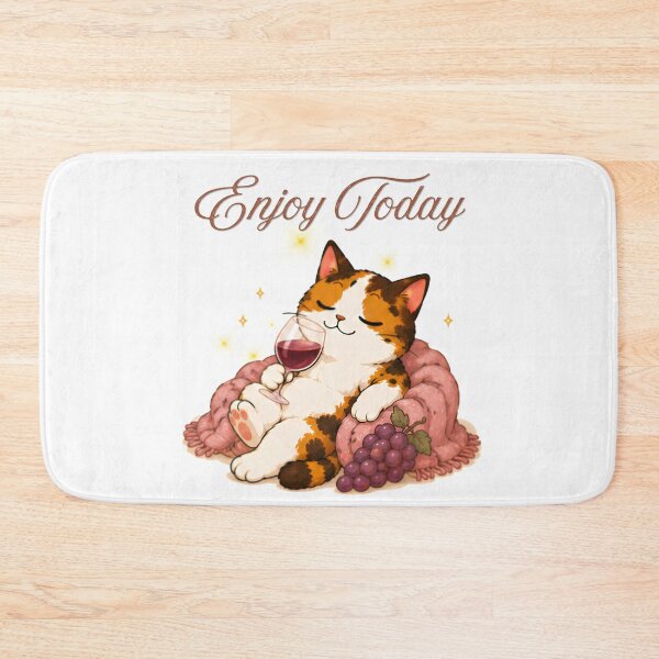 Item preview, Cozy Cute Calico Cat Wine- Enjoy today designed and sold by Lunexa-Lab.