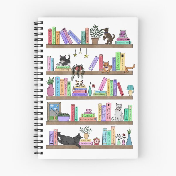 Item preview, Cat Pun Bookshelf designed and sold by CraftyCats2023.