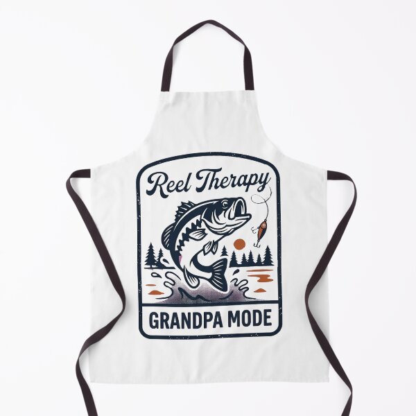 Item preview, Reel Therapy Grandpa Mode | Bass Fishing Vintage Patch designed and sold by WonderWaresGifts.