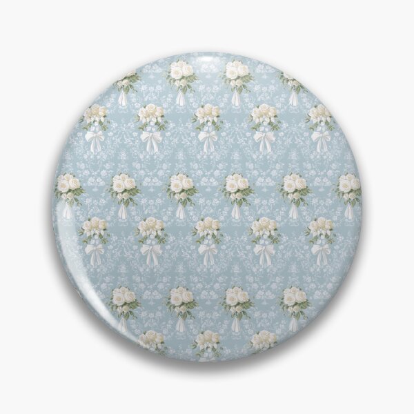 Item preview, Vintage Blue and White Floral Pattern designed and sold by LouieVanille.