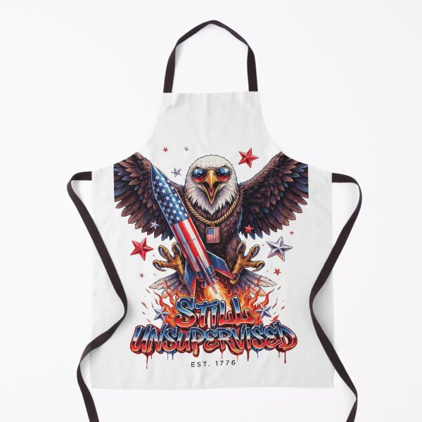 Item preview, Still Unsupervised Gangster Eagle Gold Chain Rocket Tee v4 designed and sold by DarylWelsh2024.