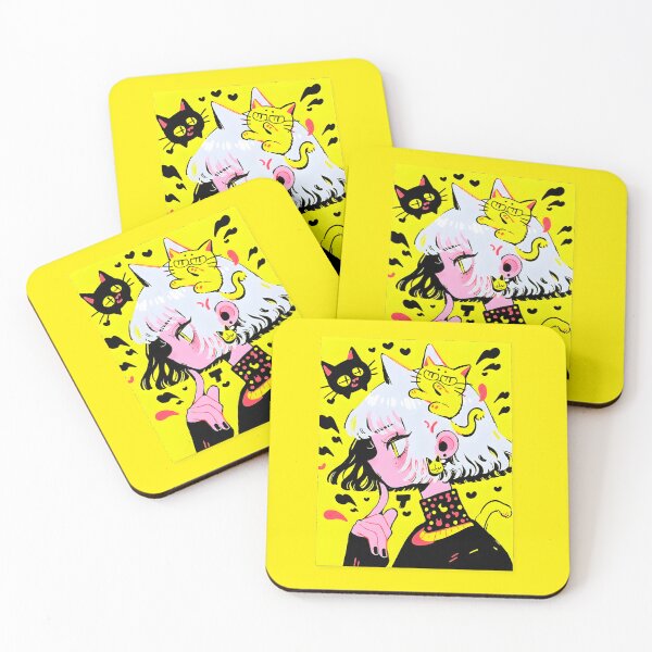 Item preview, Feline Frenzy - Pop Art Anime Cat Girl Aesthetic designed and sold by ChrisDuyen19.