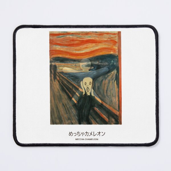 Item preview, Meccha Chameleon Fan Art — The Scream designed and sold by Timelyrelic.