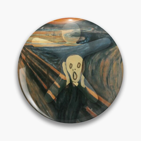 Item preview, Meccha Chameleon Fan Art — The Scream  designed and sold by Timelyrelic.