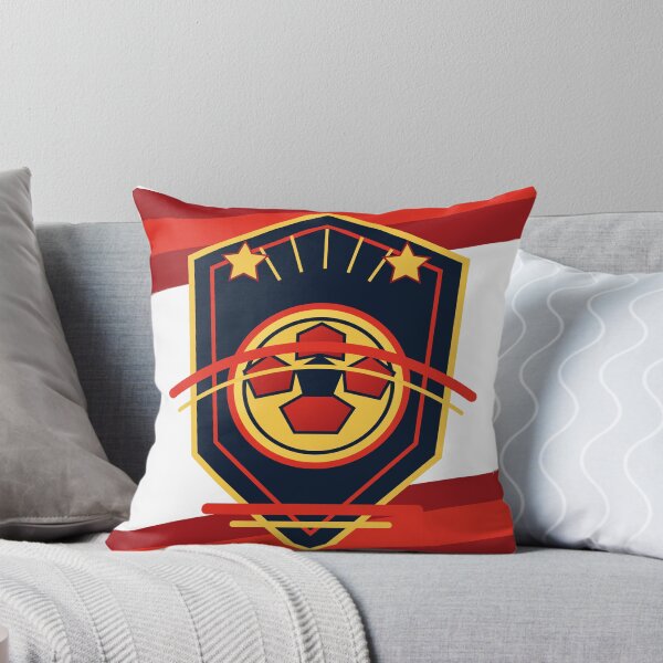 Item preview, Red Yellow Navy Football Energy – Bold Soccer Vector Design designed and sold by FlamoArt.