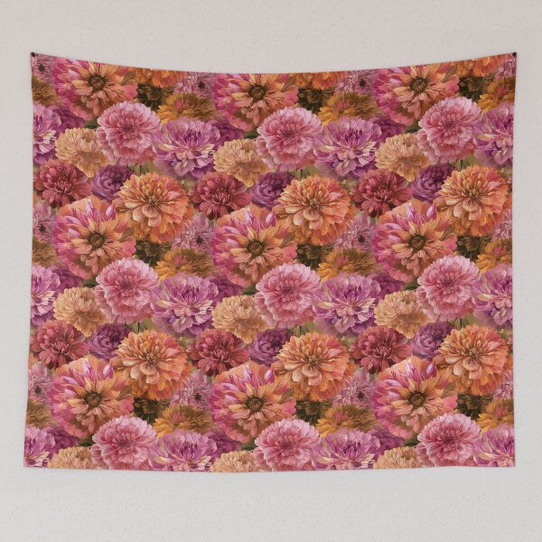 Item preview, Elegant Dahlias Flower  - Flower Bouquet Pattern  - Valentine Gifts For women designed and sold by RoyalStarsPatts.
